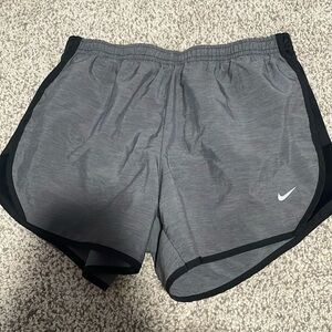 Grey Nike athletic shorts size large in youth